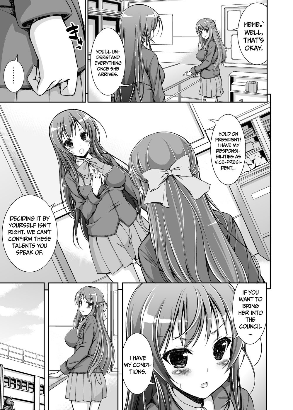 Hentai Manga Comic-Student Council's Special Service-Read-6